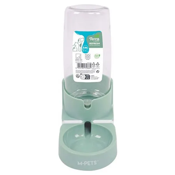 M-Pets Refresh 800 ml Yeşil Su Kabı