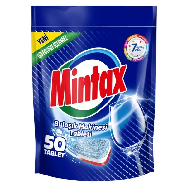 Mintax Bulaşık Makinesi Tableti 50'li