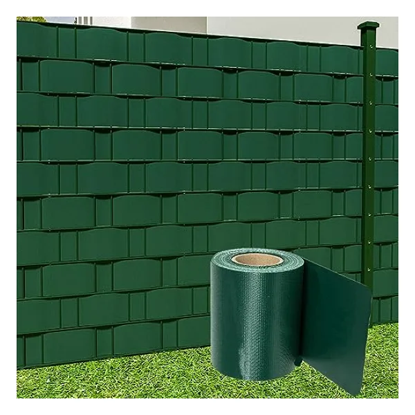 PANKOR Panel Çit PVC Koruma Bantları 50 metre (15cm, Yeşil)