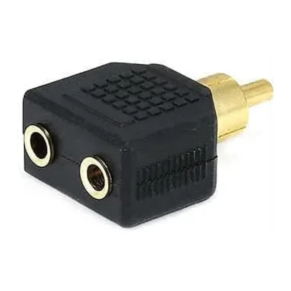 Platoon Rca Erkek 2 Dişi 3.5mm Stereo Çoklayıcı Aparat