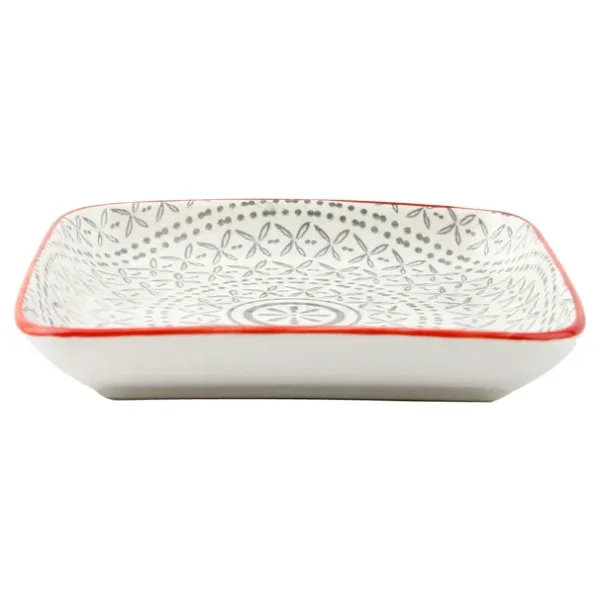 Porland Mix Match Gri Düz Tabak 13 cm