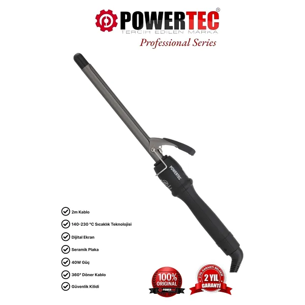Powertec TR-16 16 mm Profesyonel Saç Maşası