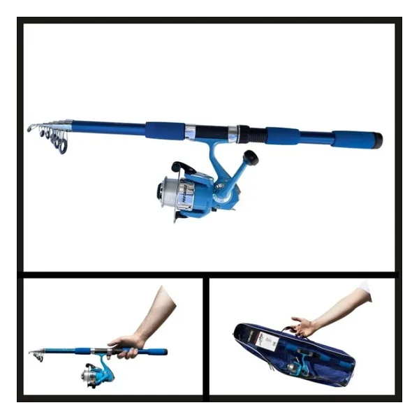 Protackle Uyguna-Yakala 3.00 mt Mavi Combo Kamış Makine SET-LER.048