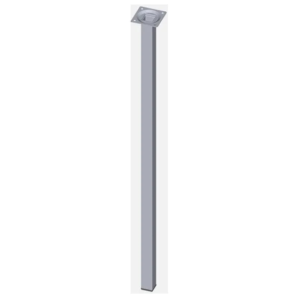Regalux Masa Ayağı, Çelik boru kare, 700 mm krom