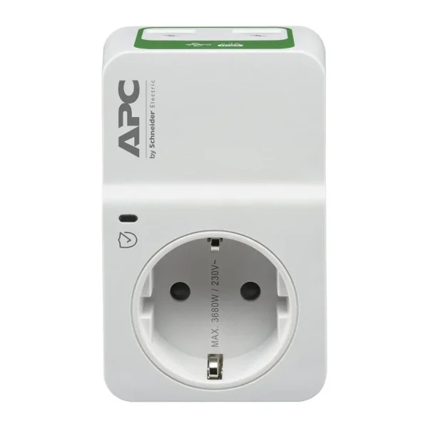 Schneider Electric APC PM1WU2-GR 918 Joule USB'li Kablosuz Akım Korumalı Priz