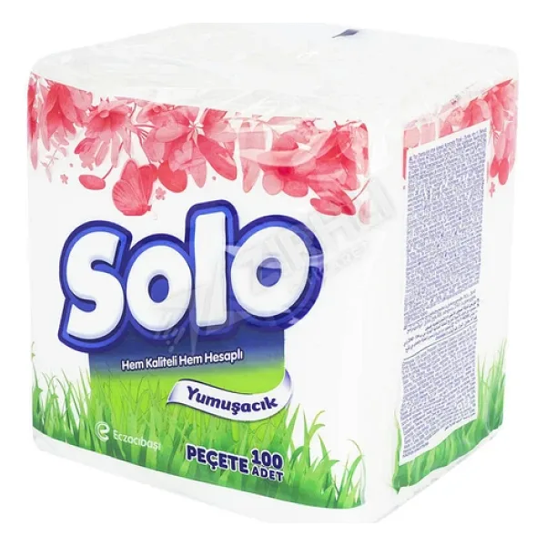 Solo Peçete 100'Lü 2 Adet