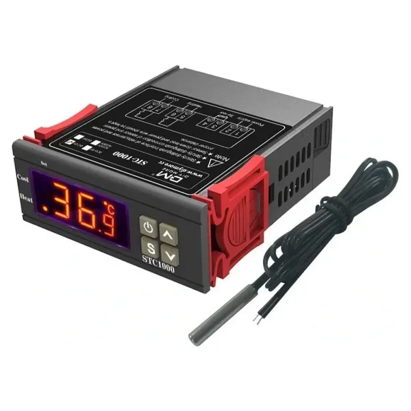 STC-1000 LCD Prob Termostat Problu 5M Kablolu -