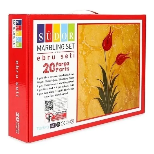 Südor Ebru Boyası Seti A4 Sd-85A4