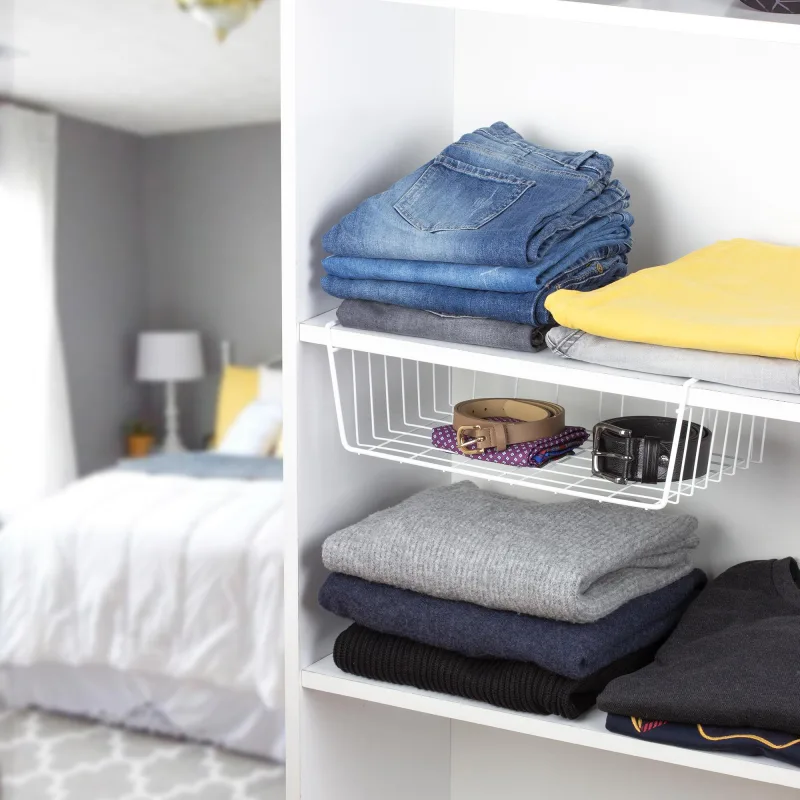 Suntel Dolap İçi Pratik Raf - Beyaz Beyaz