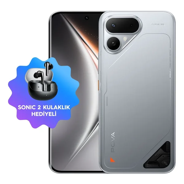 Tecno Pova Curve 2 128 GB Gümüş