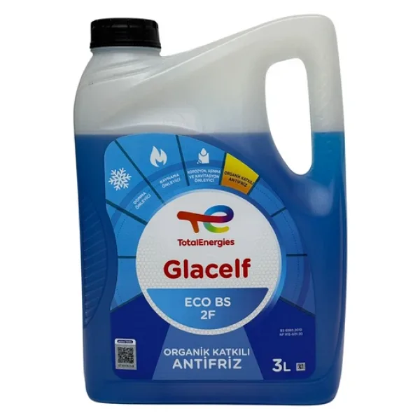 Total Glacelf Eco Bs Organik 3 lt 5'li Mavi Antifriz