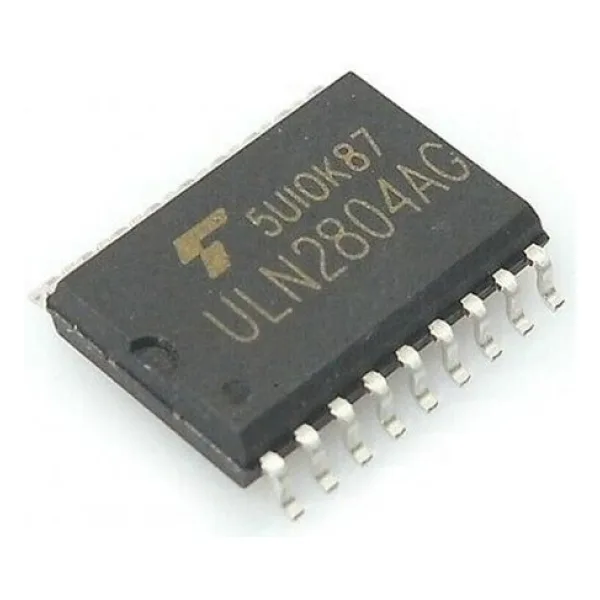 ULN2803A NPN 8 Adet Darlington Transistör Sürücü Entegre Sop18 Smd 18 Bjt Bipolar