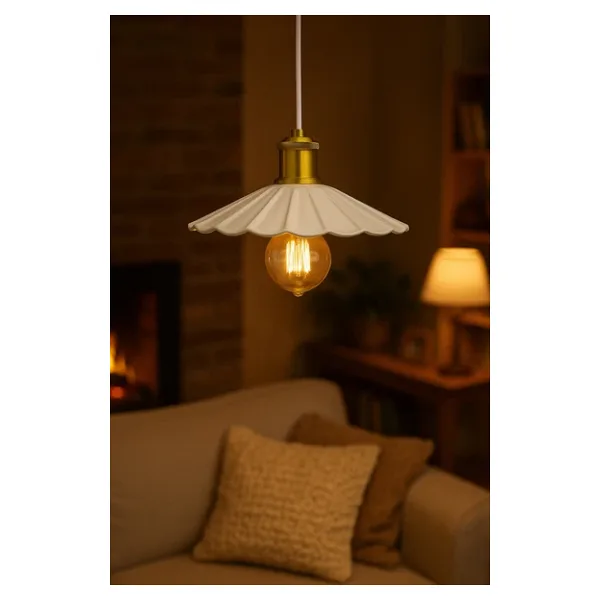 Vivido Home Metal Alven Beyaz Avize, Sarkıt