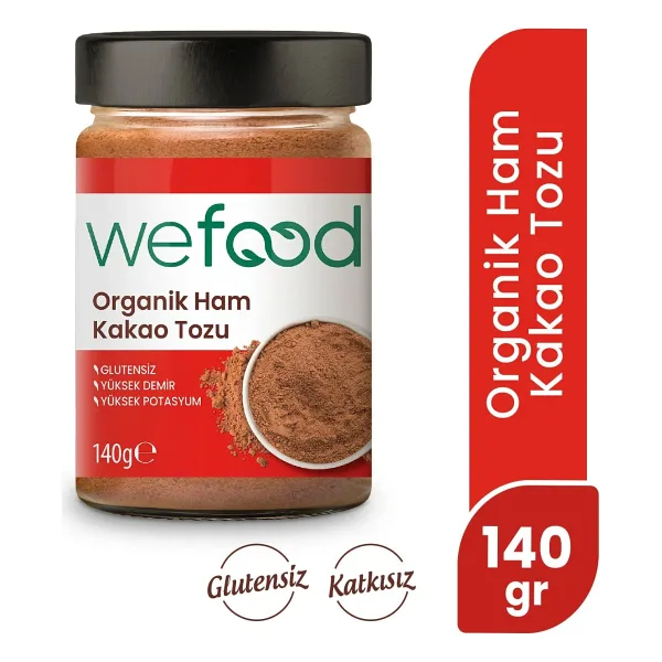 Wefood Organik Ham Kakao Tozu 140 gr