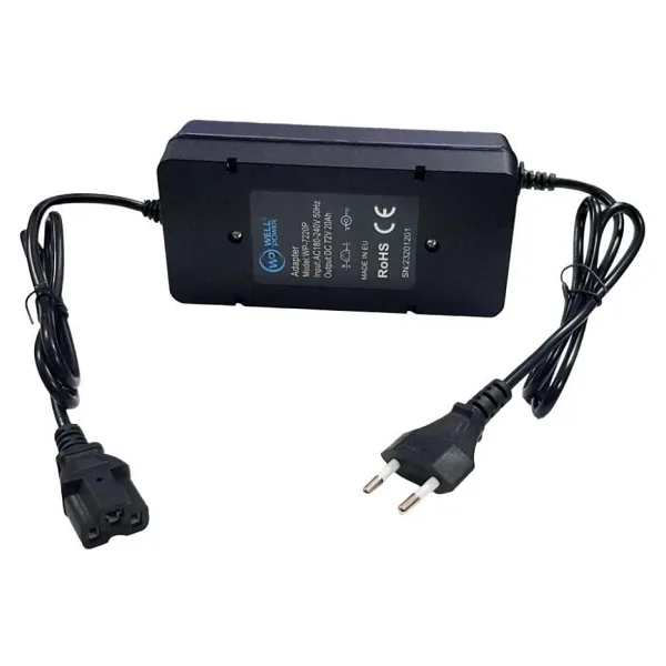 WellPower 72Volt 20Amper Elektrikli Bisiklet Şarj Adaptörü