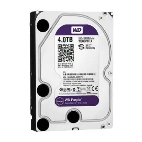 Western Digital Purple WD40PURX SATA 3.0 5400 RPM 3.5" 4 TB Harddisk