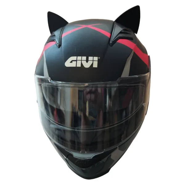 3dfabrick Kask süsü -Kedi kulağı siyah