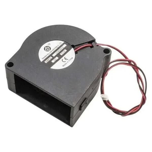 60X60X28mm 12V 0.15A 2P Salyangoz Fan