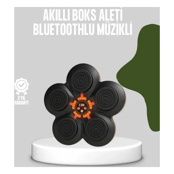 Akıllı Müzikli Boks Makinesi Bluetooth Bağlantılı Işıklı Hedefli Fitness Aleti