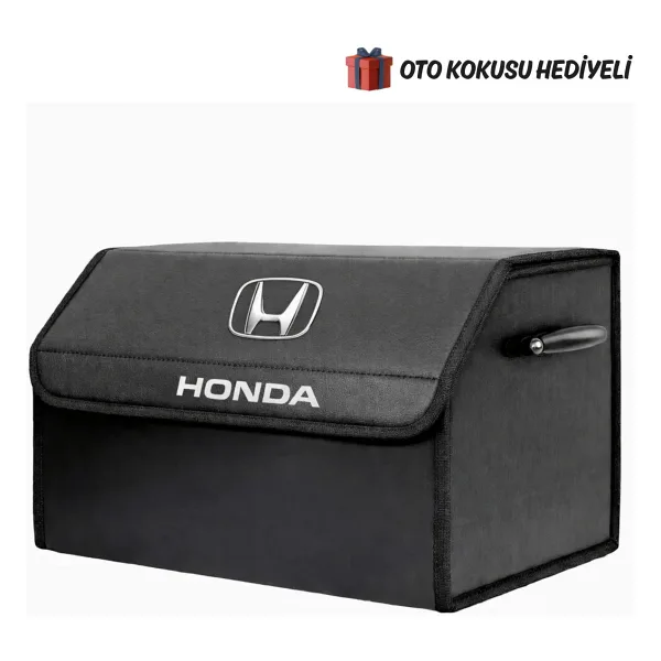Autowise Honda Marka Logolu Oto Bagaj Organizer Çanta Oto Bagaj Çantası 2 Bölmeli Suni Deri
