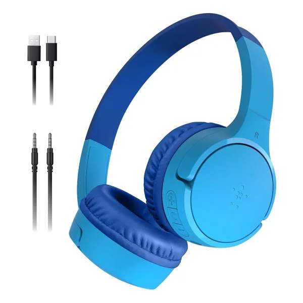 Belkin SoundForm Mini Kids Mavi Kulak Üstü Bluetooth Kulaklık