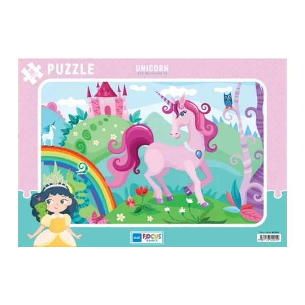 Blue Focus Unicorn 30 Parça Puzzle BF245