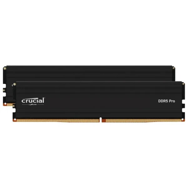 Crucial Pro 64 GB DDR5-5600 RAM Bellek 2 x 32 GB Oyun ve Tasarım Uyumlu Soğutucu CL46