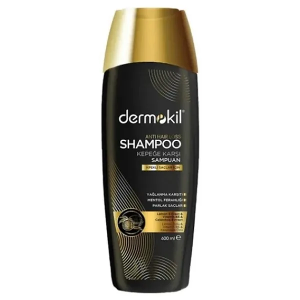 Dermokil Kepeğe Karşı Etkili Şampuan 600ml2 Adet