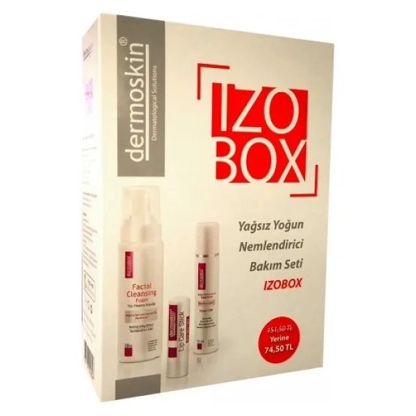 Dermoskin Izobox Yağsız Yoğun Nemlendirici Bakım Seti