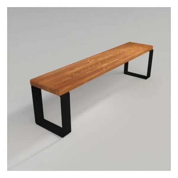 Deryawood Masif Ahşap Gaia Bank 37x80x45cm Tik