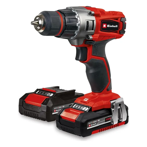 Einhell TE-CD 18/2 Li Çift Akülü 2 Ah Darbesiz Matkap