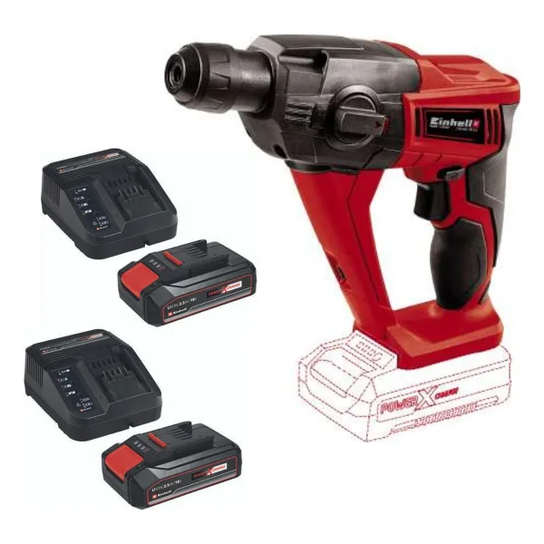 Einhell TE-HD 18 Li Pnömatik Çift Akülü 2.5 Ah Matkap