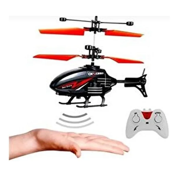 El Sensörlü Uzaktan Kumandalı Helikopter Şarj Edilebilir 20 Cm. - Sarı