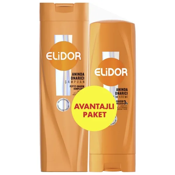Elidor Anında Onarıcı Şampuan 400 Ml + Saç Kremi 200 Ml