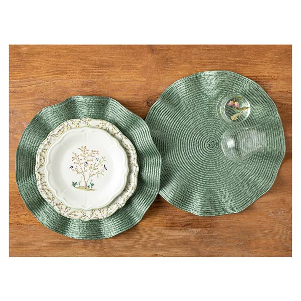 English Home Valao Polipropilen 2'li Amerıkan Servıs 38 cm Yeşil - 38 x 38 cm