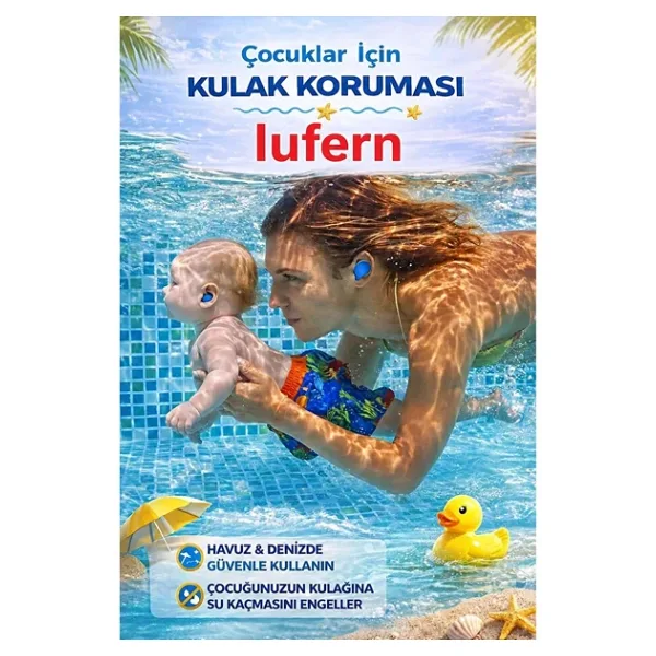 Esnek Yumuşak Silikon Kulak Tıkacı 6'lı Özel Kutulu Su Geçirmez ve Gürültü Önleyici Uyku Havuz Deniz