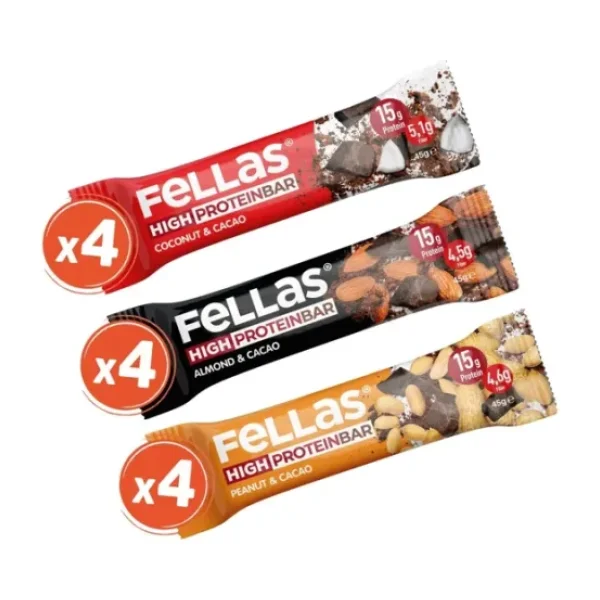 Fellas Karma Kutu 45 gr 12'li Yüksek Protein Bar