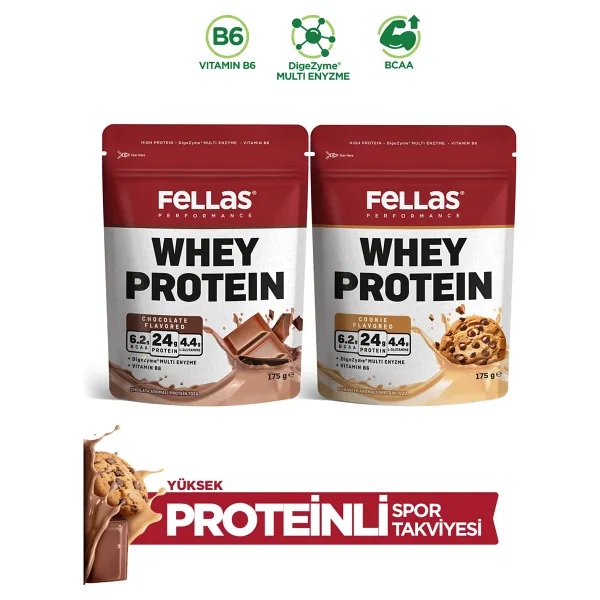 Fellas Performance 175 gr 2 Adet Whey Protein Tozu