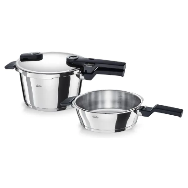 Fissler Vitaquick Glossy 4.5 + 2.5 lt Düdüklü Tencere Seti