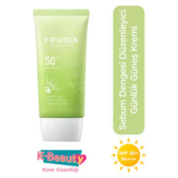 Frudia Green Grape Sebum Gözenek Kontrol Güneş Kremi SPF50 50gr