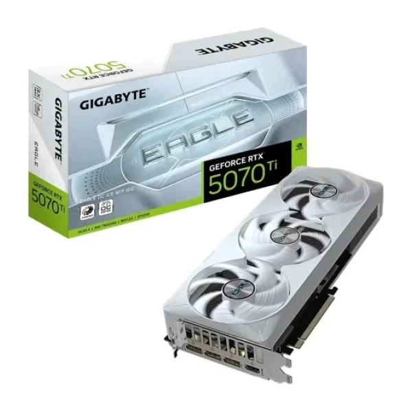 Gigabyte RTX 5070 TI Eagle OC Ice SFF 16G GV-N507TEAGLEOC ICE-16GD 256 Bit GDDR7 16 GB Ekran Kartı