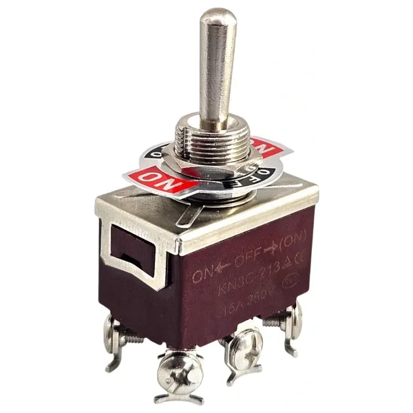 IC-159 Toggle Switch 6P On-Off-Mom Ø12mm KN3C-213