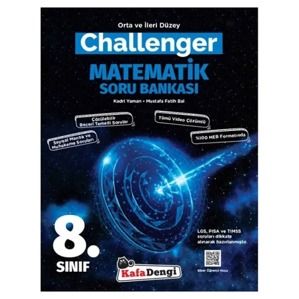 Kafa Dengi Yayınları 8. Sınıf LGS Matematik Challenger Soru Bankası