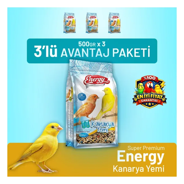 Kanarya Yemi 500 G - 3 Adet