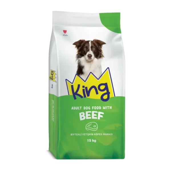 King Biftekli 15 kg Yetişkin Köpek Maması