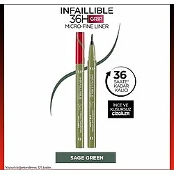 L'oreal Paris Infaillible 36H Micro Fine Eyeliner 05 Sage Green
