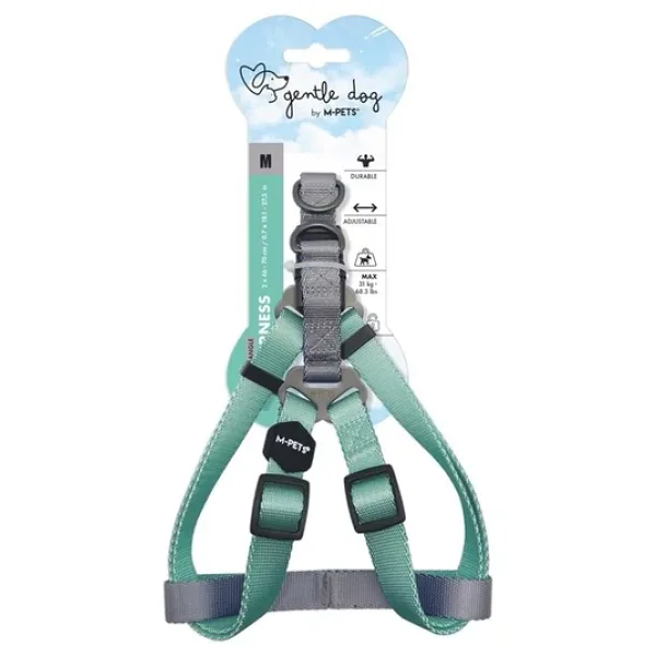 M-PETS GENTLE DOG TRİANGLE GÖĞÜS TASMASI GREEN (M)