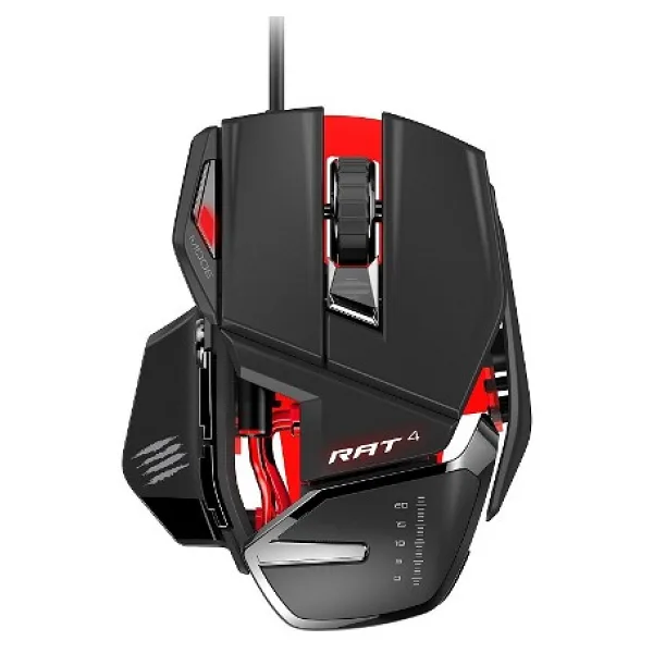 MAD CATZ RAT4 WİRED OPTİCAL USB LED RGB MOUSE 9 PROGRAMLI