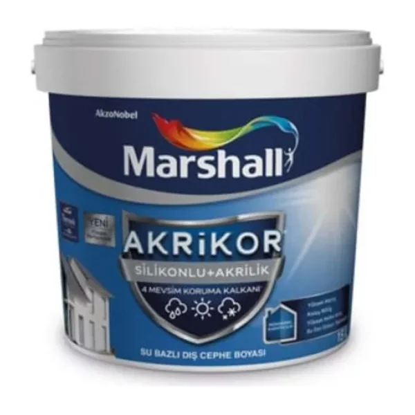Marshall Akrikor Silikonlu + Akrilik Dış Cephe Boyası T4 2,5L