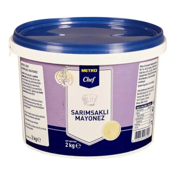 Metro Chef Sarımsaklı Mayonez 2 kg